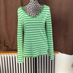 Ralph Lauren long sleeve striped tee shirt